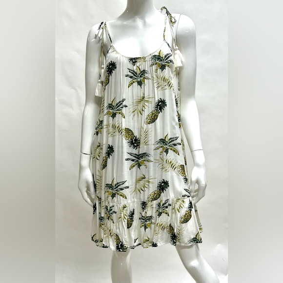 🤍🏝️NWT BLUE ISLAND PRINTED COVERUP DRESS🌼 - Picture 1 of 2